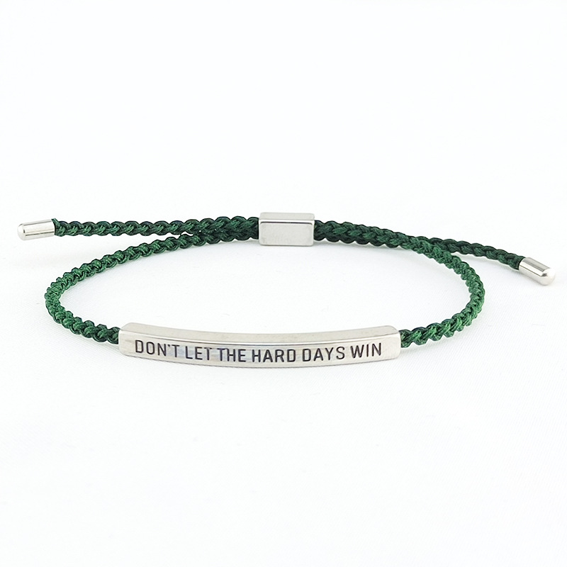 Don't Let The Hard Days Win Inspire Bracelet