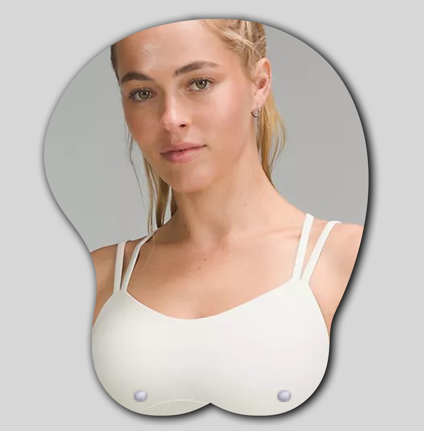 Preview version custom photo 3D mouse pad with armrest