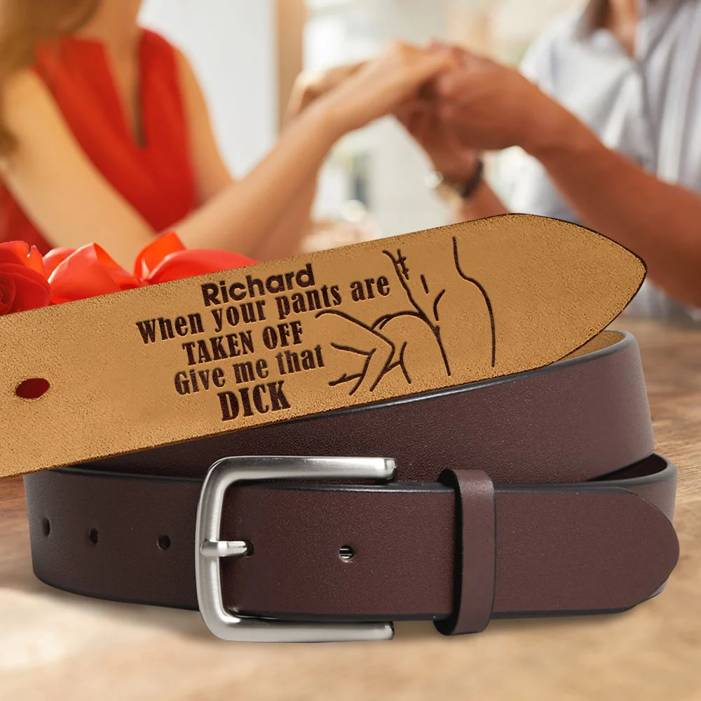 Personalized gifts for couples - belts
