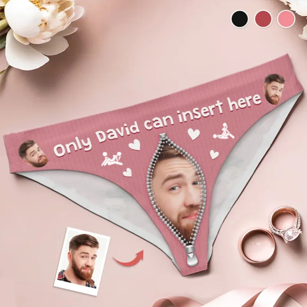 Custom photo women's underwear