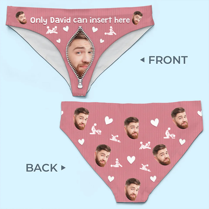 Custom photo women's underwear