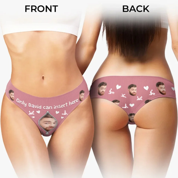 Custom photo women's underwear