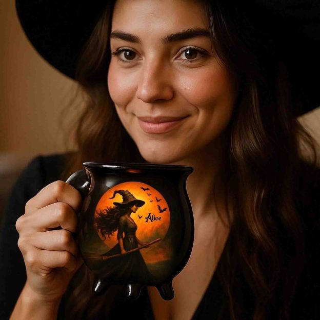Custom Witches Cauldron Coffee Mug