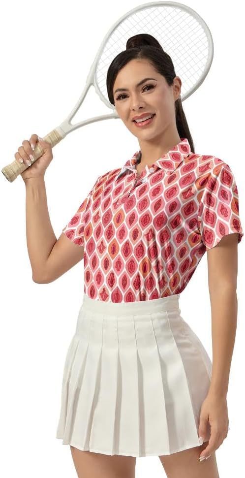 Women's Quick Dry Short Sleeve Golf Polo Shirt