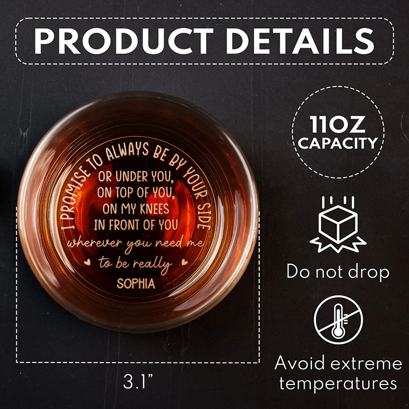 Personalized Engraved Whiskey Glass