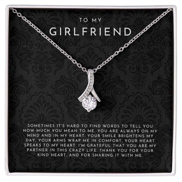 To My Girlfriend Necklace