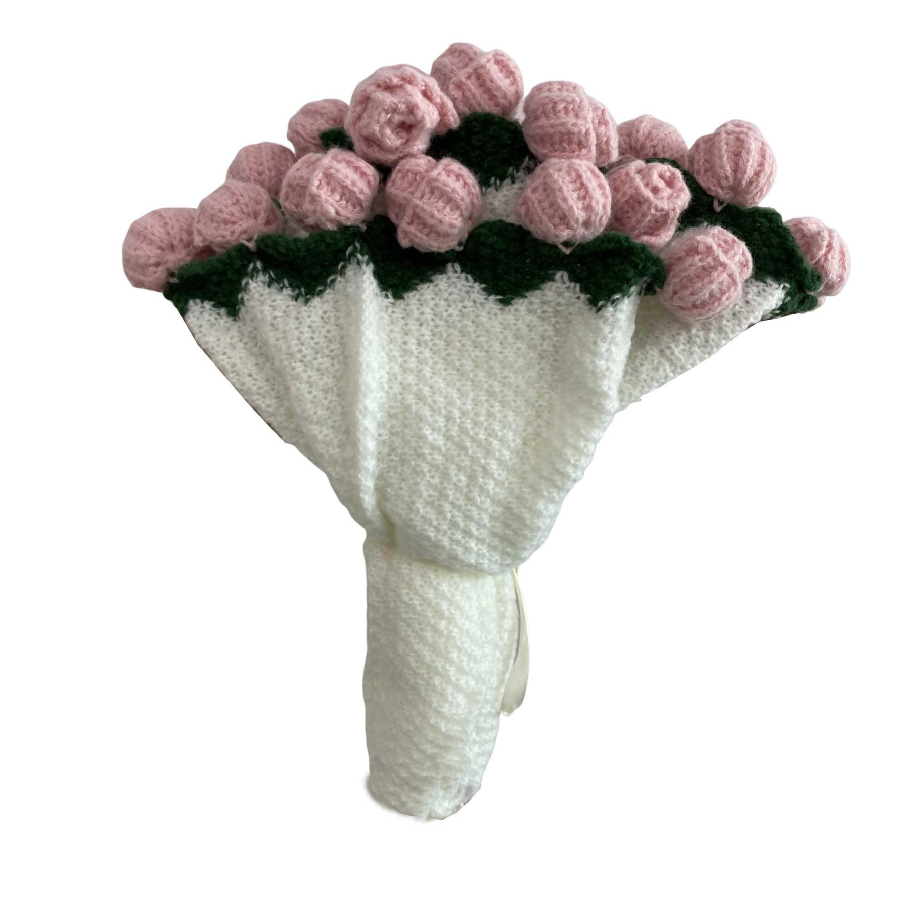 Personalized crocheted rose bouquet blanket