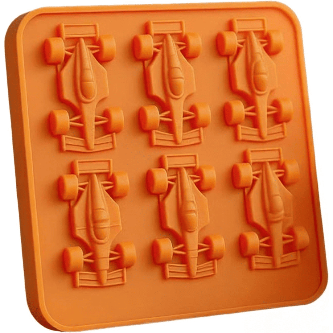 Racing car ice mold