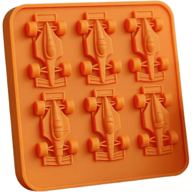 Racing car ice mold