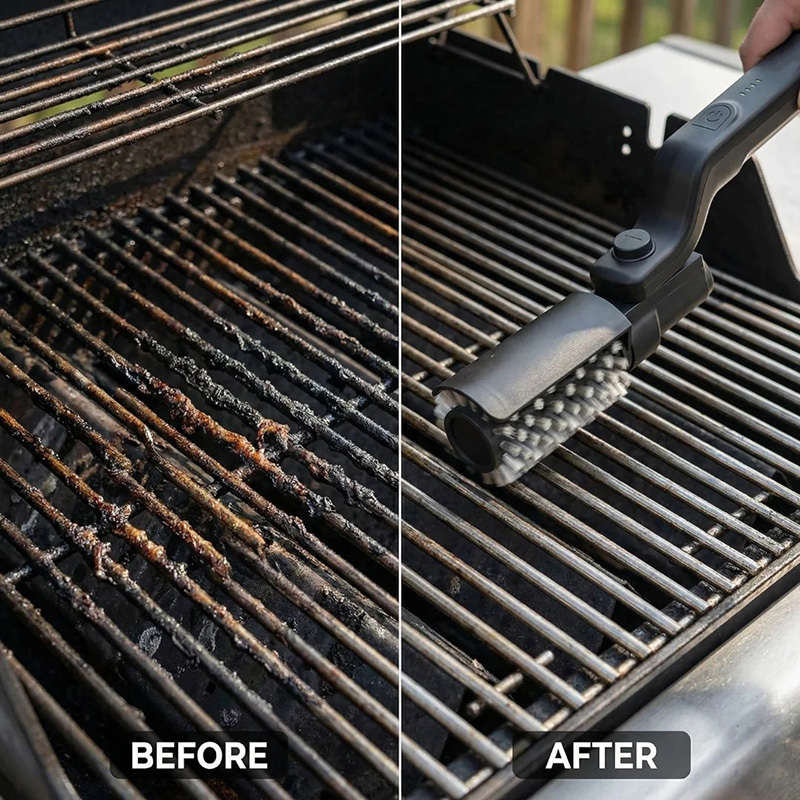 Electric BBQ Grill Cleaner