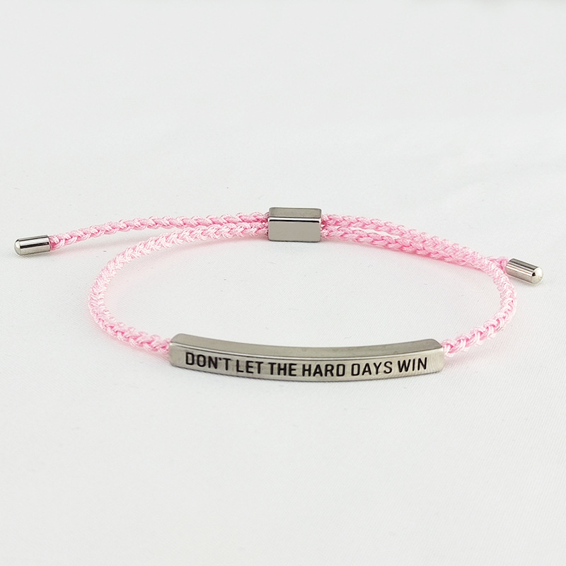 Don't Let The Hard Days Win Inspire Bracelet
