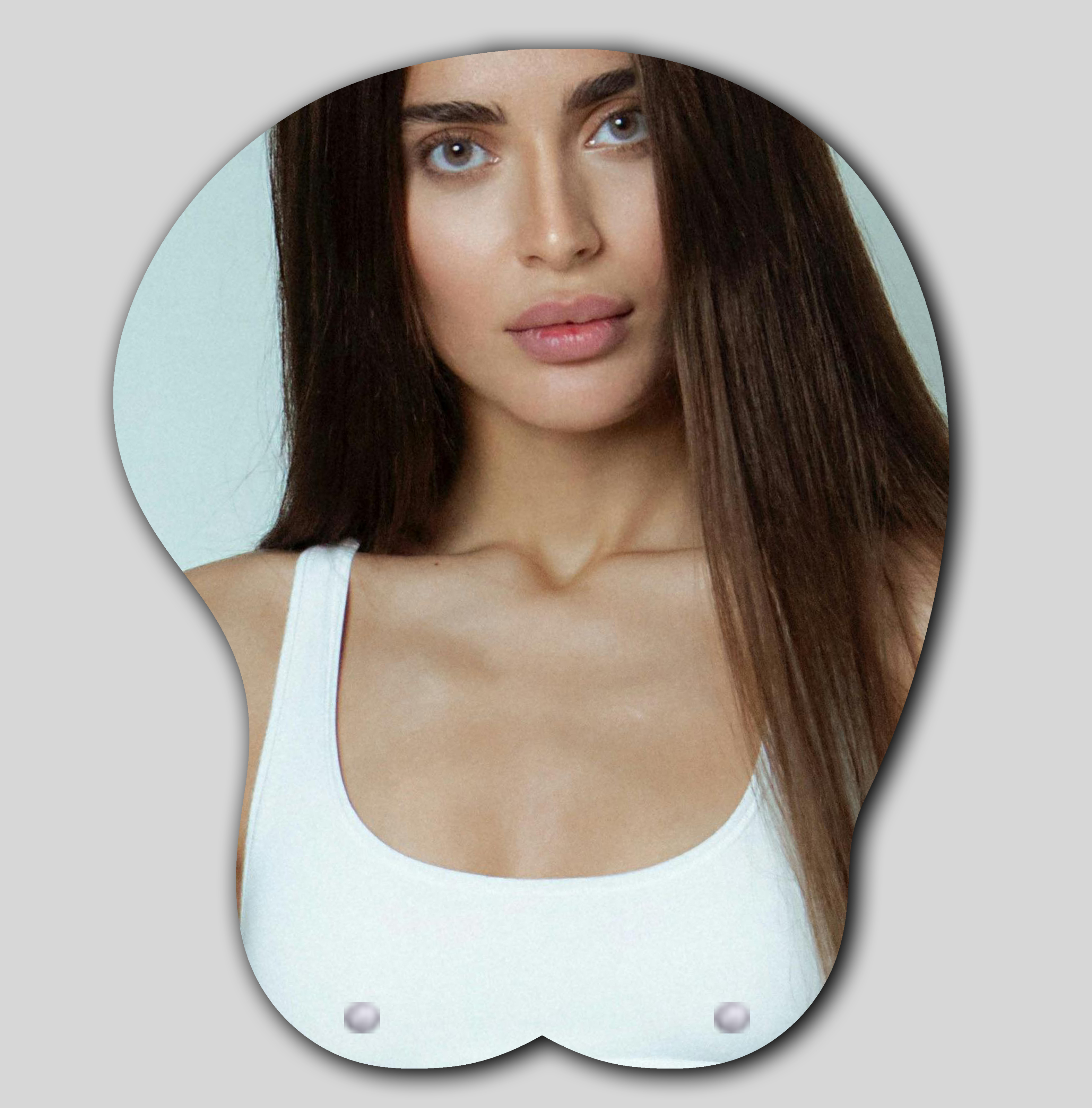 Preview version custom photo 3D mouse pad with armrest