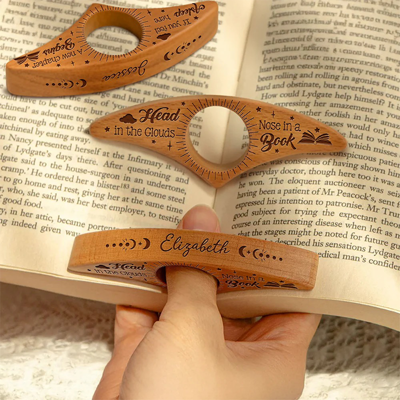 Personalized Custom Book Page Holder