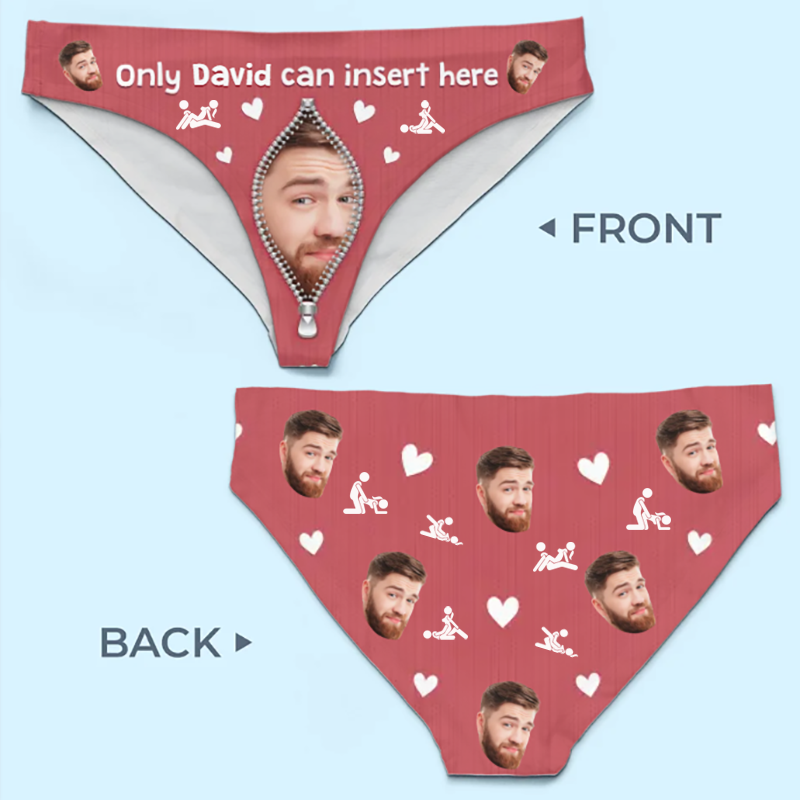 Custom photo women's underwear