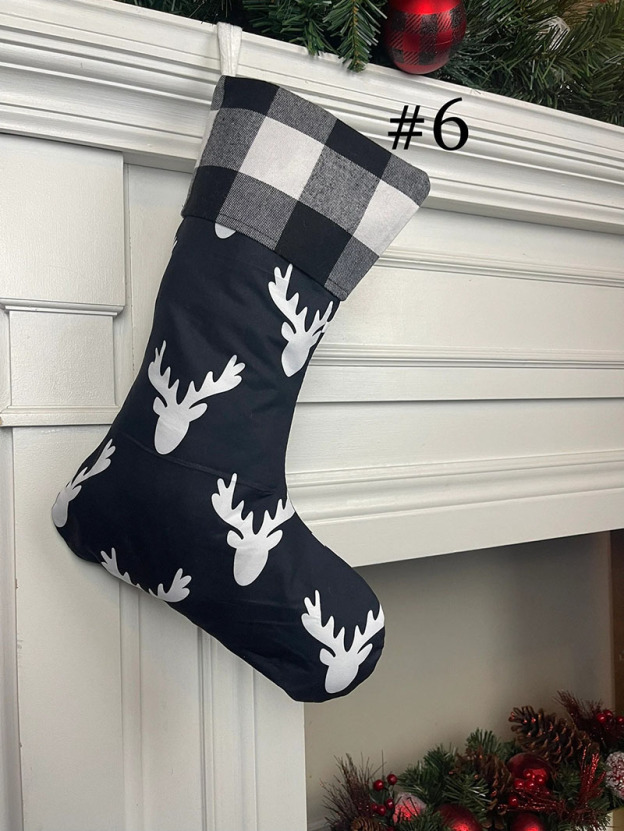 Personalized Plaid Christmas Stockings