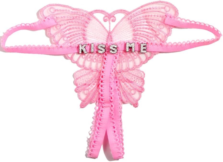 Customized Text Waist Chain Monogrammed Thong