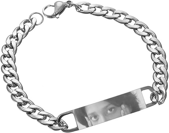 Personalized Laser Engraved Couple's Bracelet