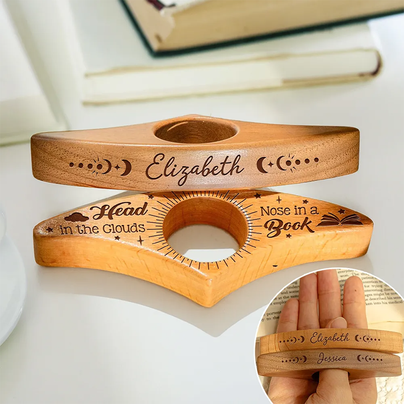 Personalized Custom Book Page Holder
