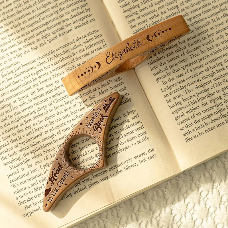Personalized Custom Book Page Holder