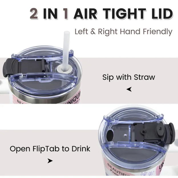 Travel Tumbler—Ideal for use in vehicles, outdoor activities, and daily hydration