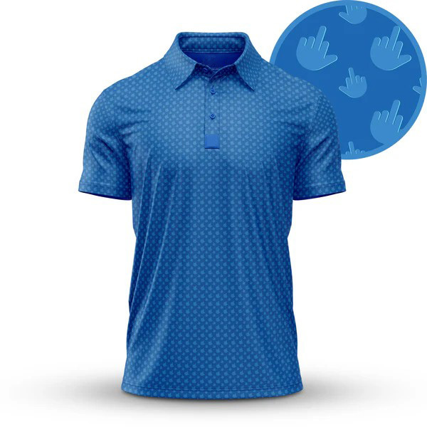 Men's short sleeve lapel golf polo shirt