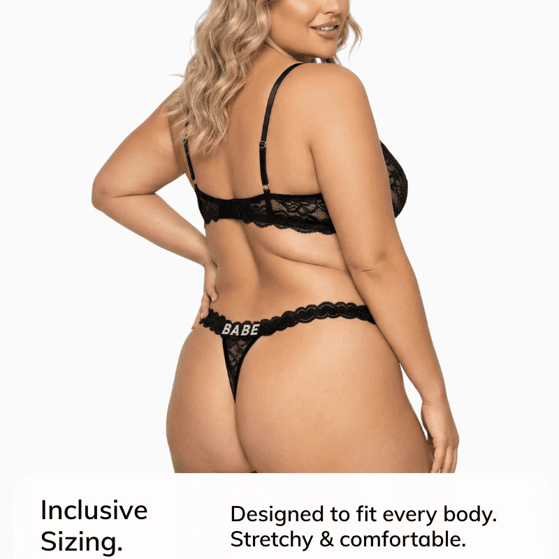 Seductive Name Thong