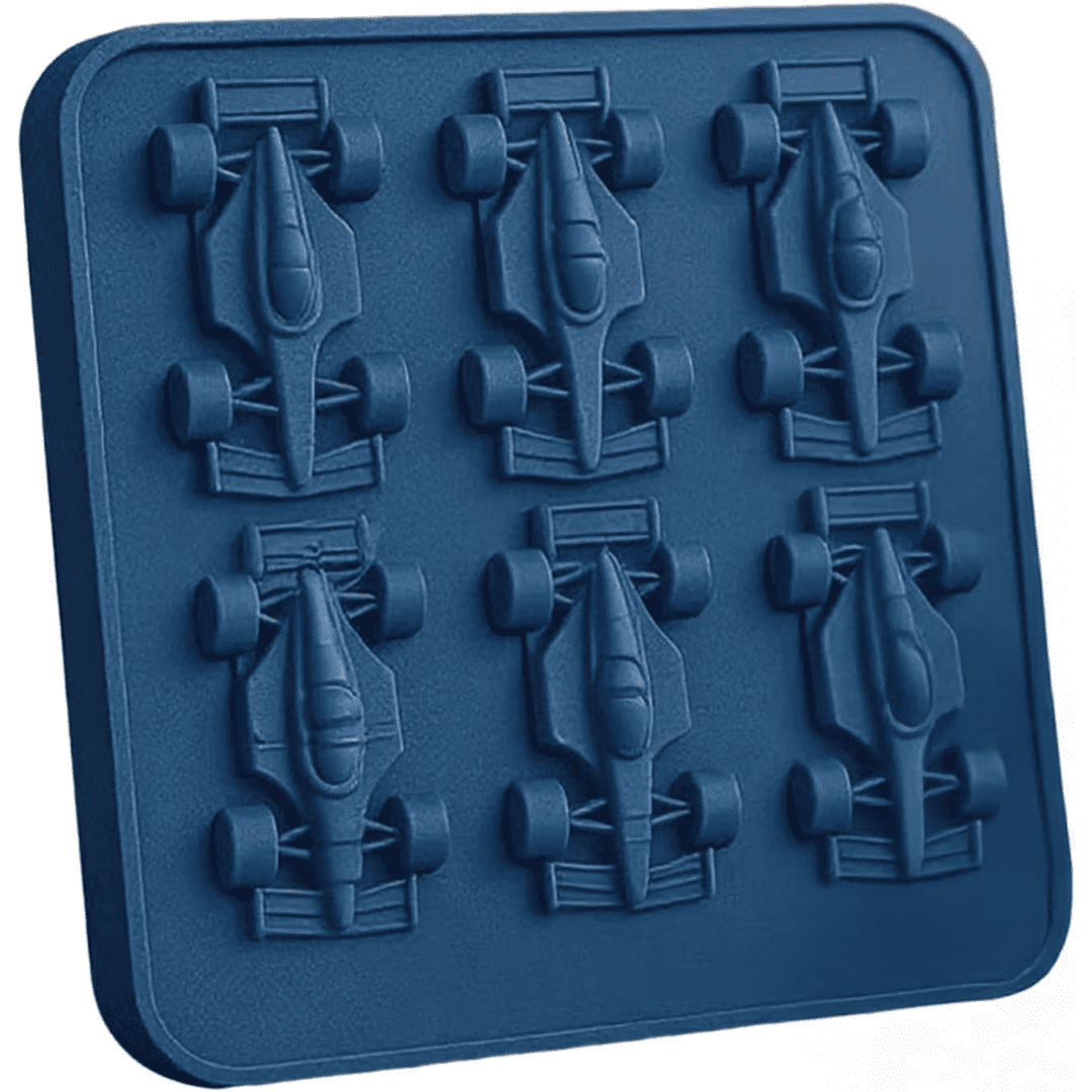 Racing car ice mold