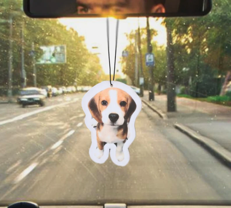 Custom photo air freshener, car ornament hanging