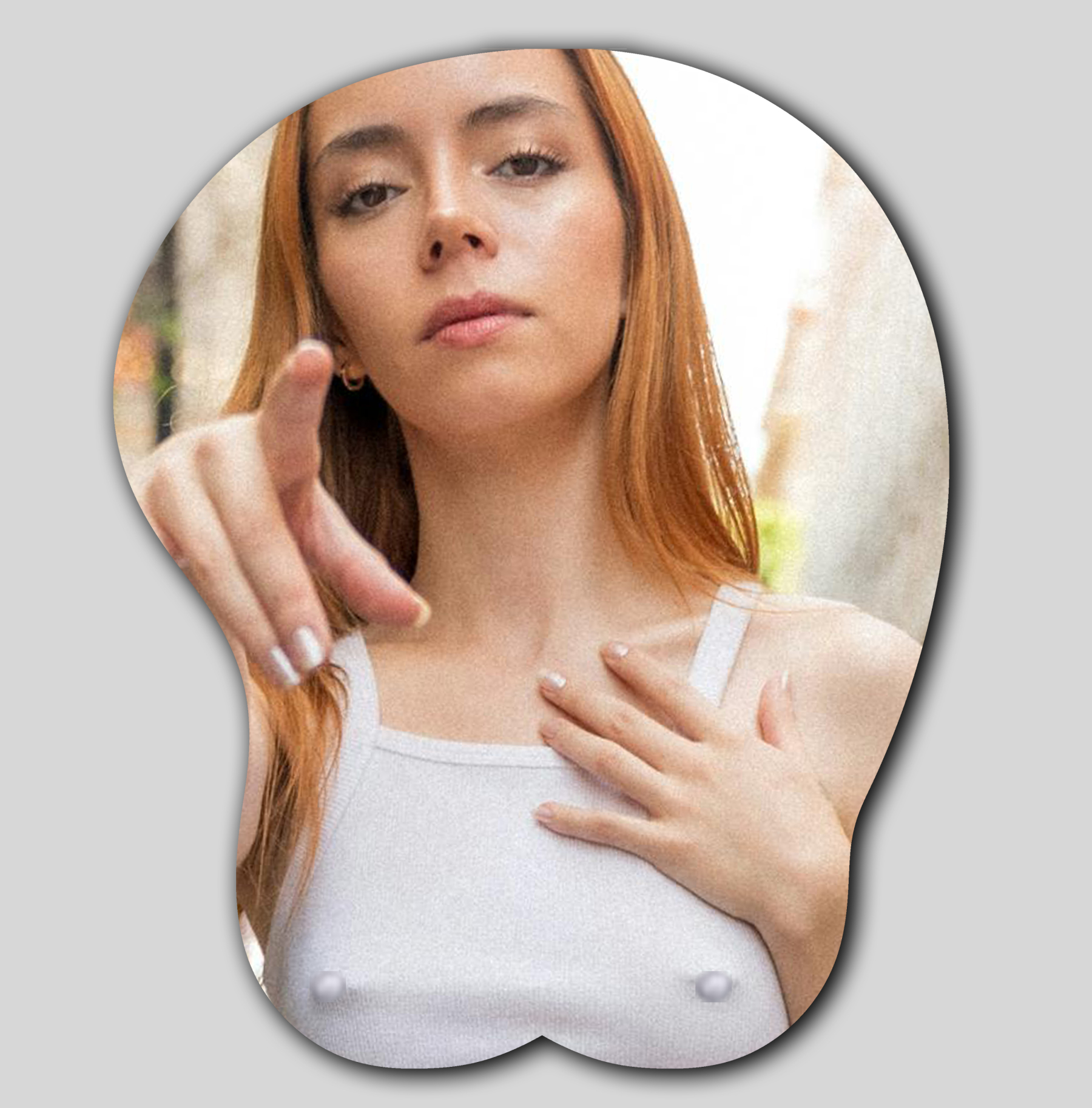 Preview version custom photo 3D mouse pad with armrest