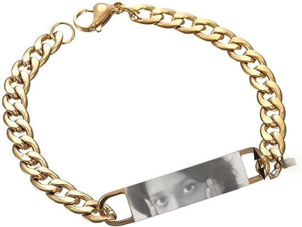 Personalized Laser Engraved Couple's Bracelet