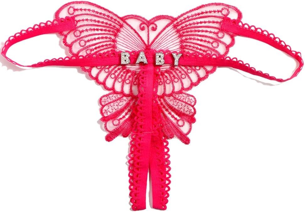 Customized Text Waist Chain Monogrammed Thong