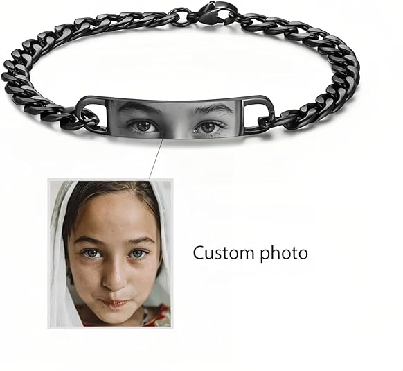 Personalized Laser Engraved Couple's Bracelet