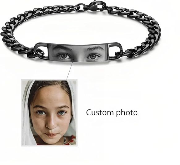 Personalized Laser Engraved Couple's Bracelet