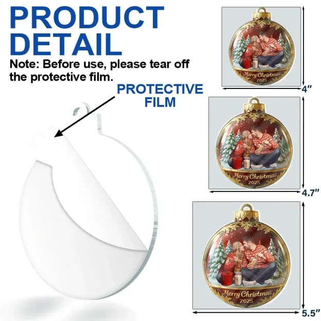 Personalized Custom Shaped Acrylic Ornament