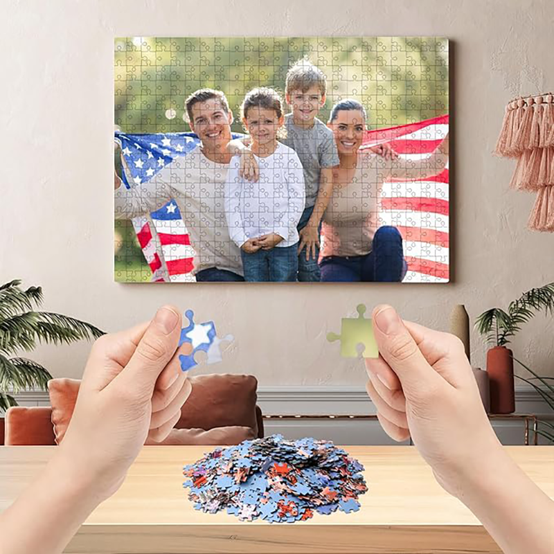 Personalized family puzzle customization
