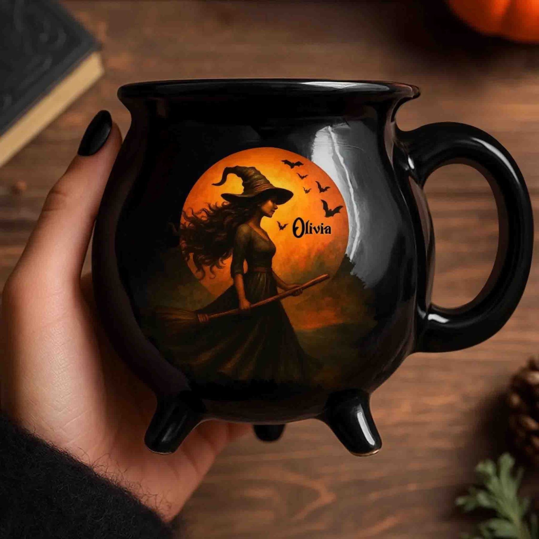Custom Witches Cauldron Coffee Mug