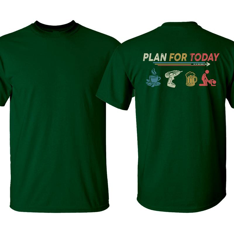 Printed casual unisex crew neck short-sleeved shirt