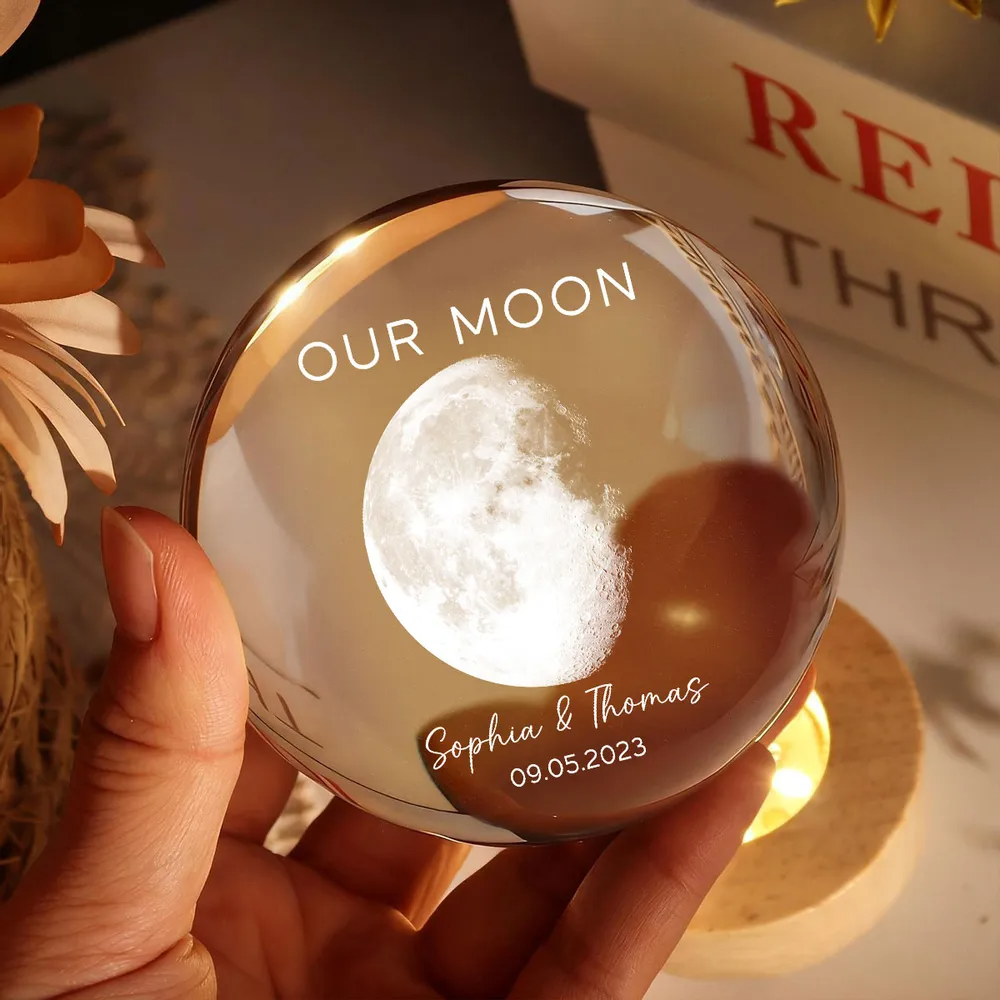 Personalized Crystal Ball LED Night Light