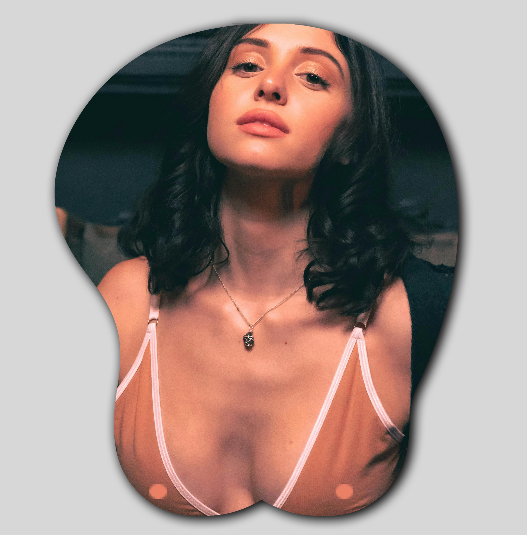 Preview version custom photo 3D mouse pad with armrest