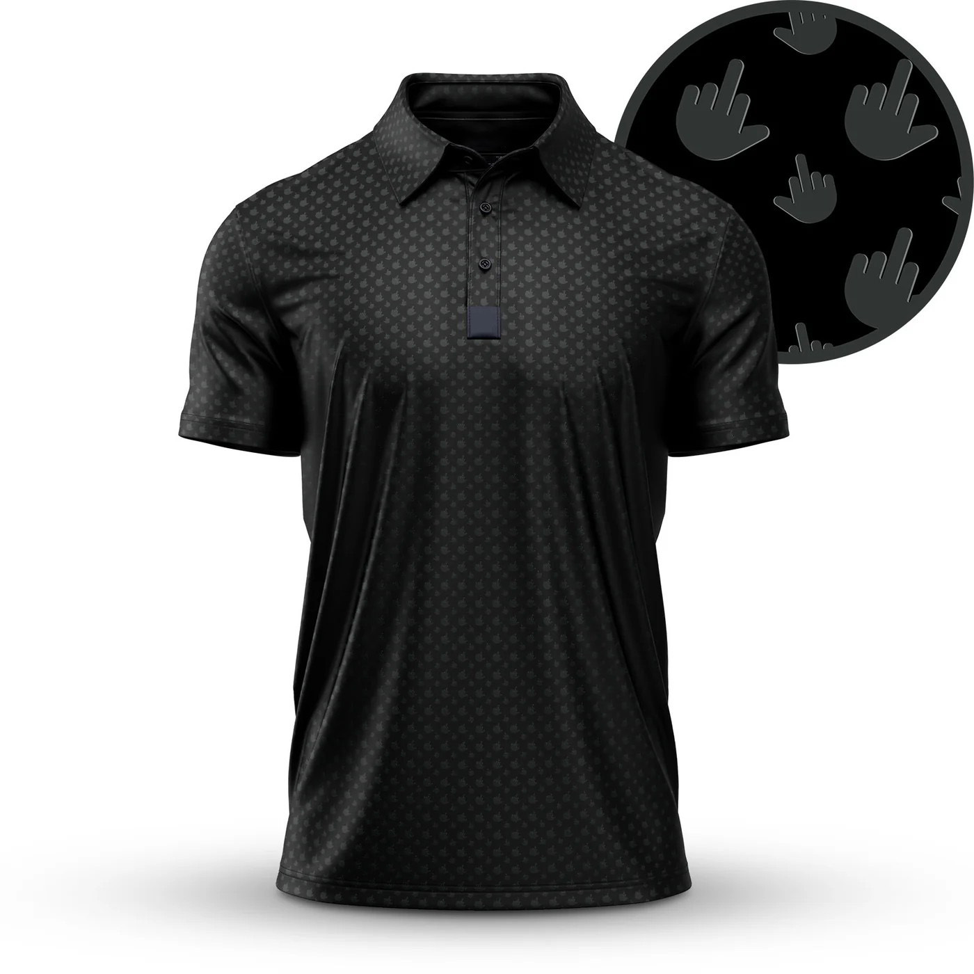 Men's short sleeve lapel golf polo shirt