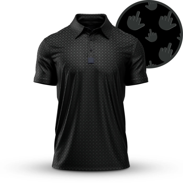 Men's short sleeve lapel golf polo shirt