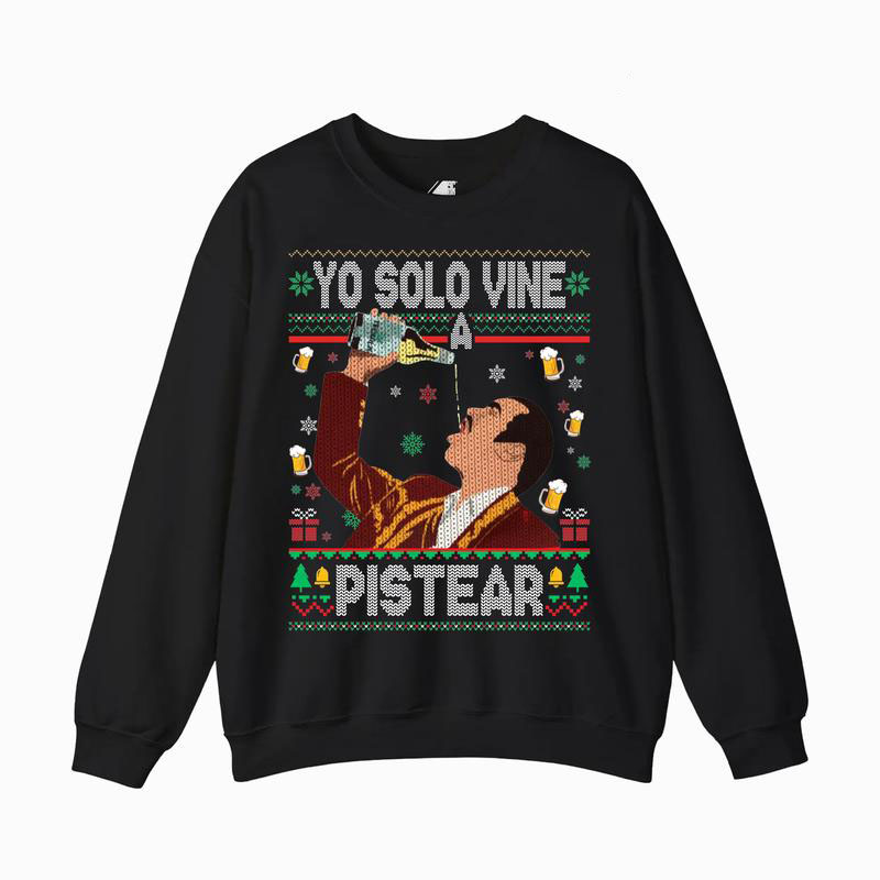 Christmas Sweatshirt – Funny Fiesta Drinking Holiday Pullover