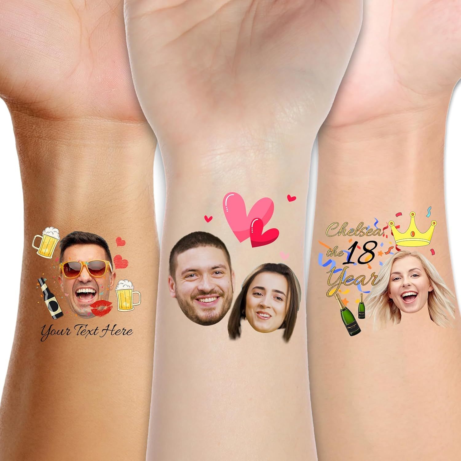 Customized face tattoos
