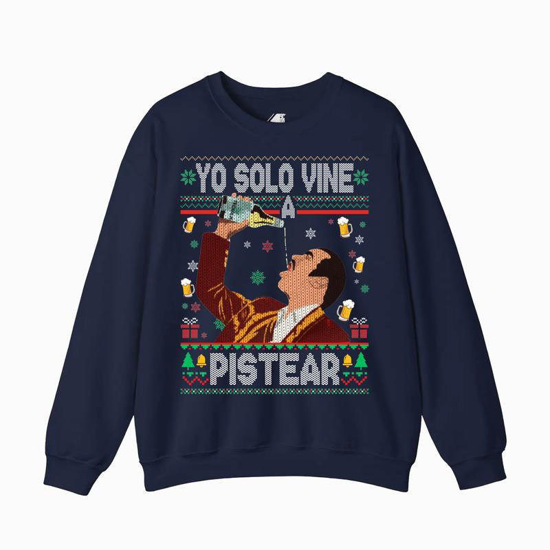Christmas Sweatshirt – Funny Fiesta Drinking Holiday Pullover