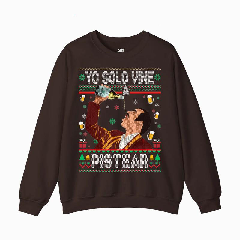 Christmas Sweatshirt – Funny Fiesta Drinking Holiday Pullover
