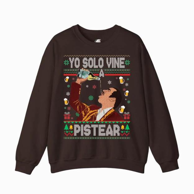 Christmas Sweatshirt – Funny Fiesta Drinking Holiday Pullover