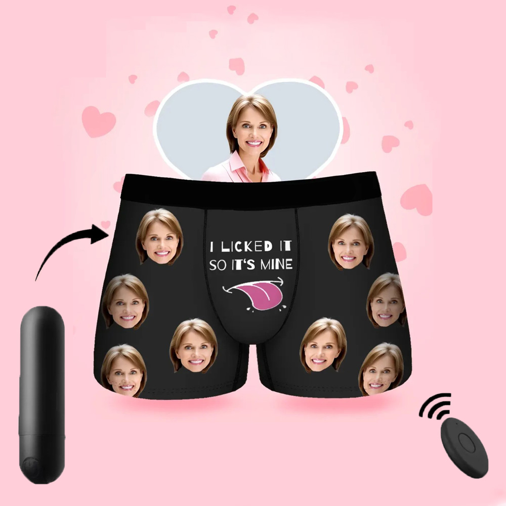 Valentine's Day Gift Customized Face Men's Boxer Briefs