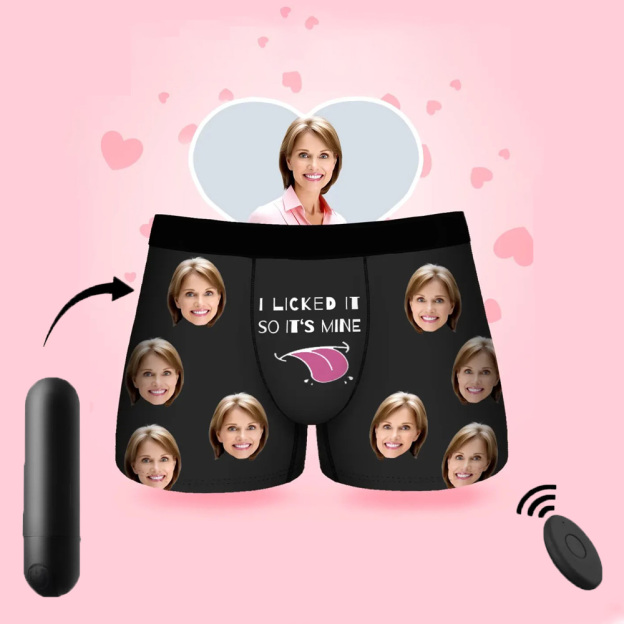 Valentine's Day Gift Customized Face Men's Boxer Briefs