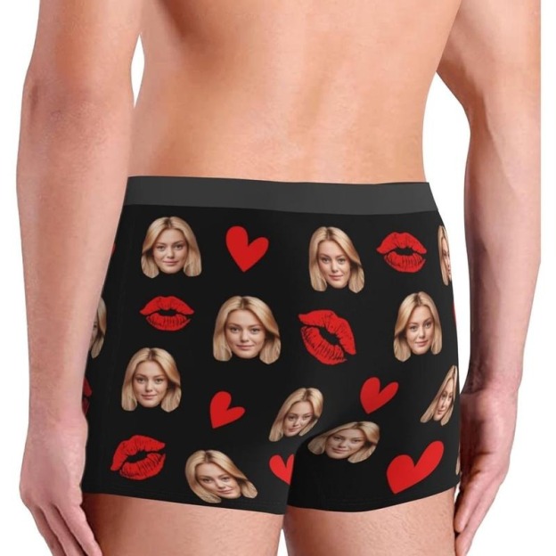 Custom portrait men's underwear