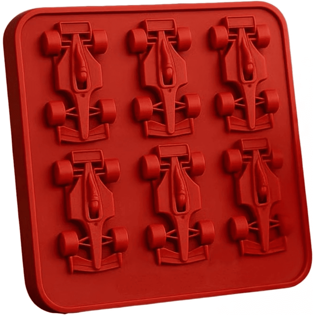 Racing car ice mold